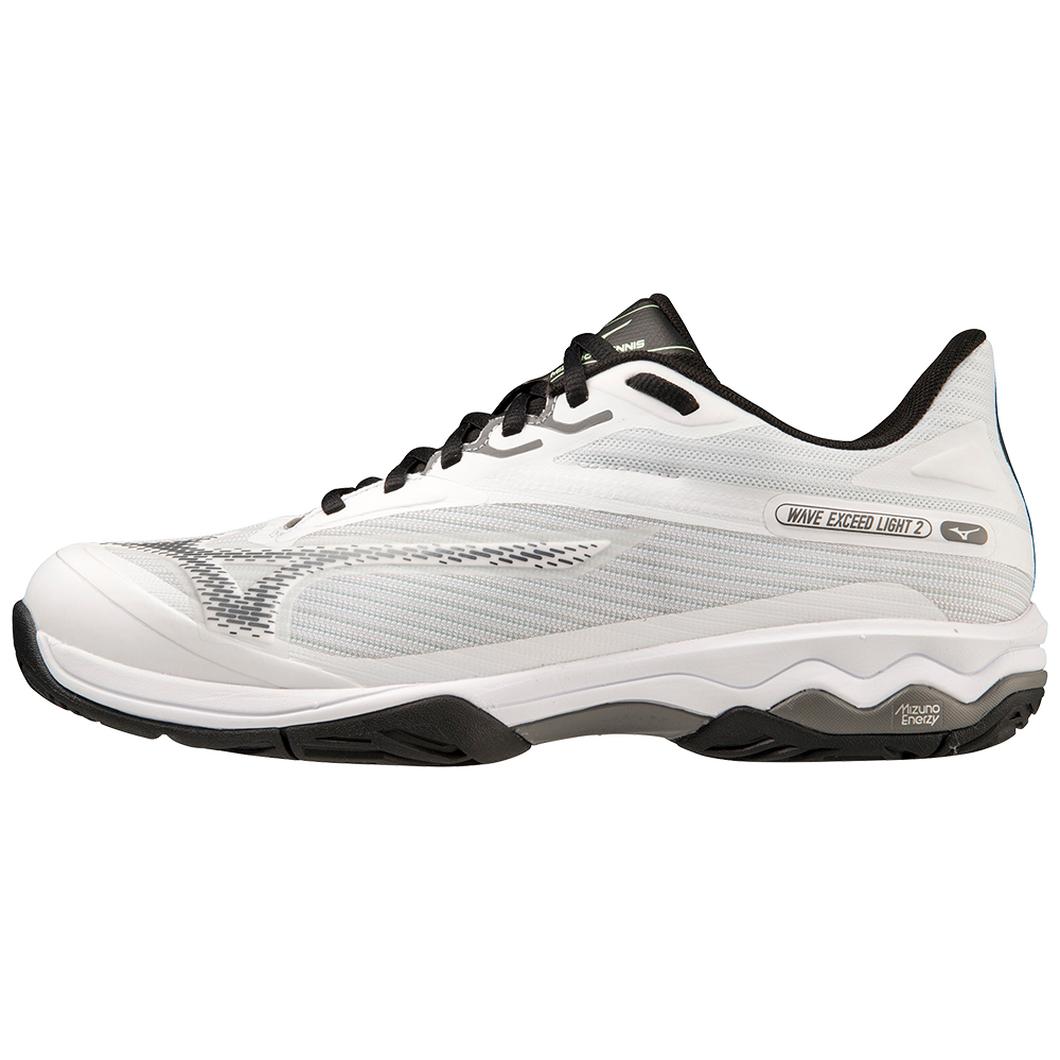 Giày Mizuno Wave Exceed Light 2 AC Tennis Nam Trắng Đen