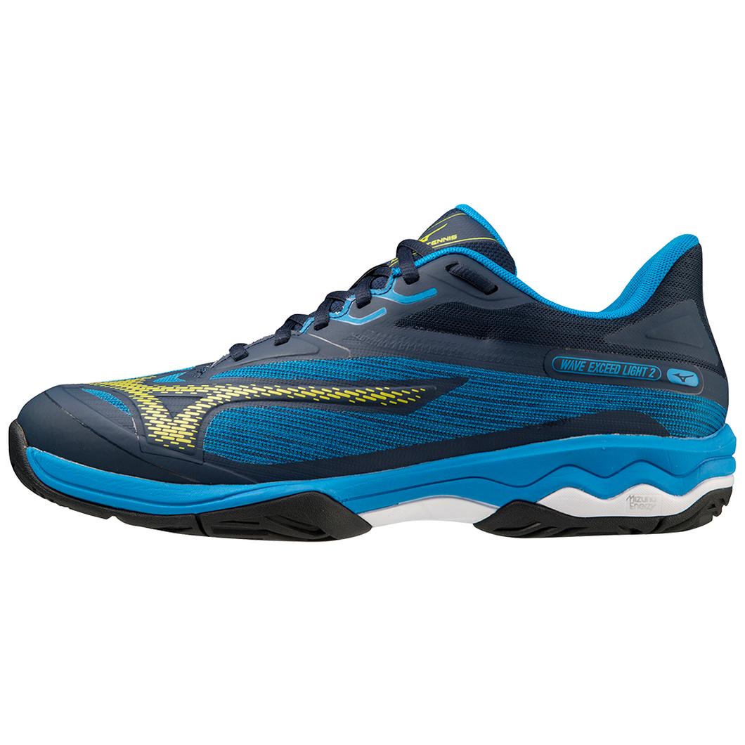 Giày Mizuno Wave Exceed Light 2 AC Tennis Nam Xanh Đen