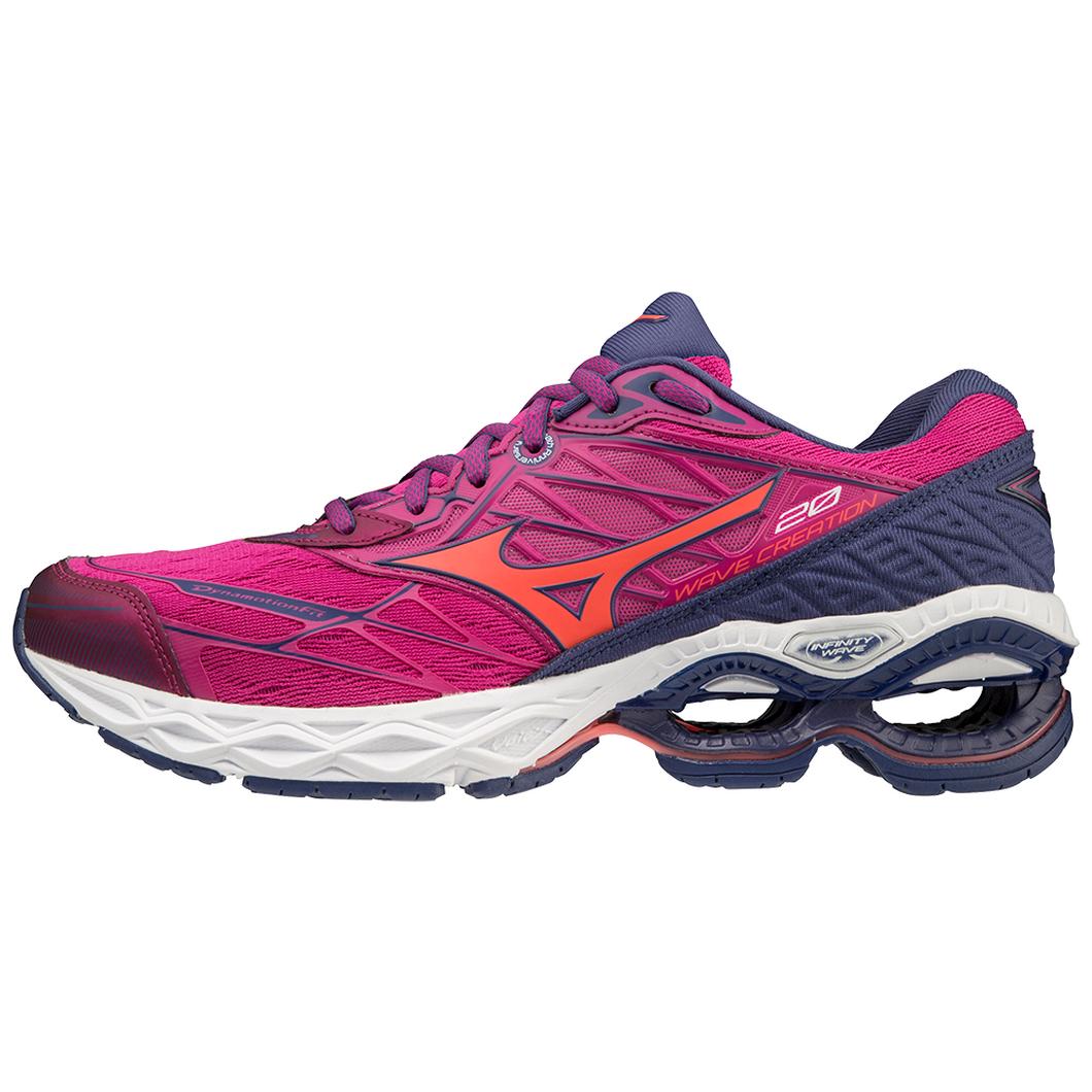 Giày Mizuno Wave Creation 20 Running Nữ Hồng Tím