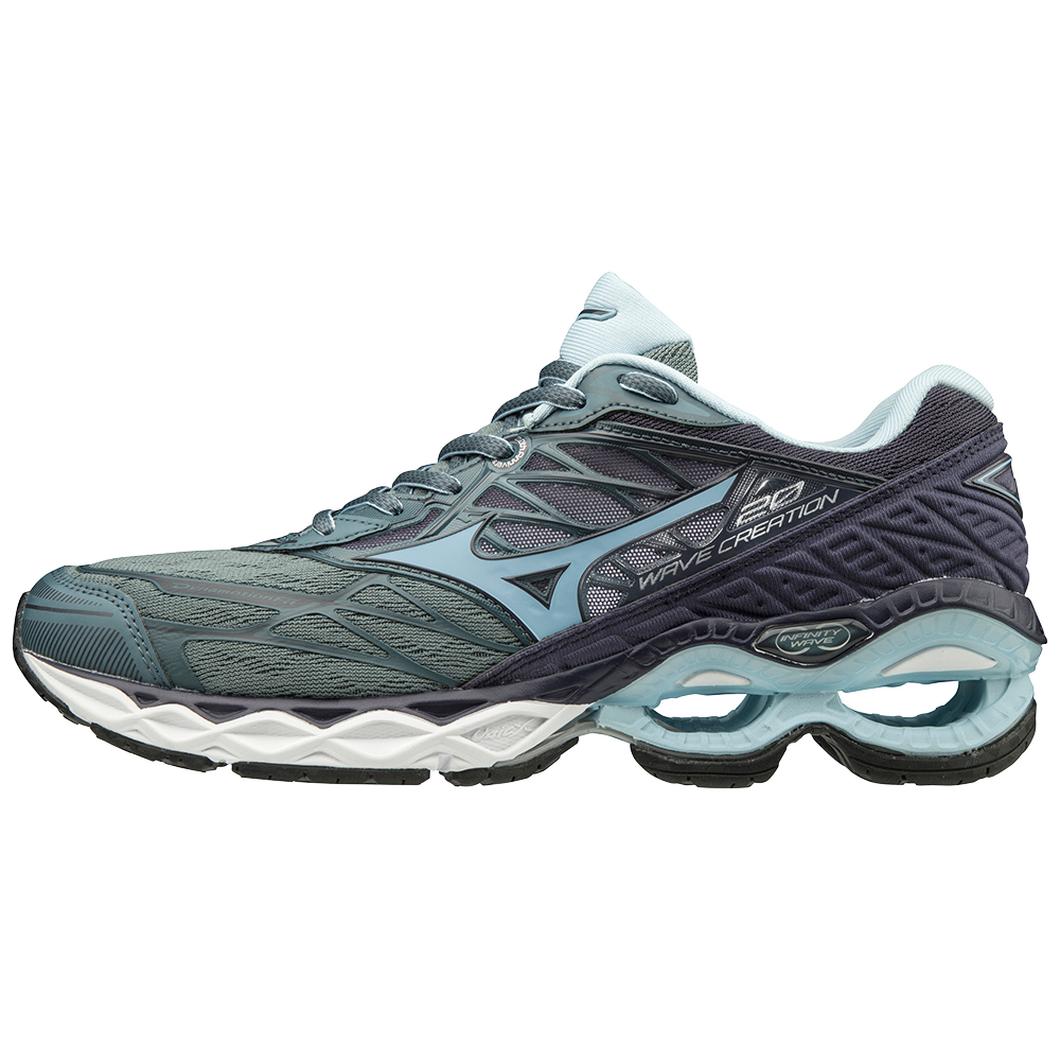 Giày Mizuno Wave Creation 20 Running Nữ Xám Xanh