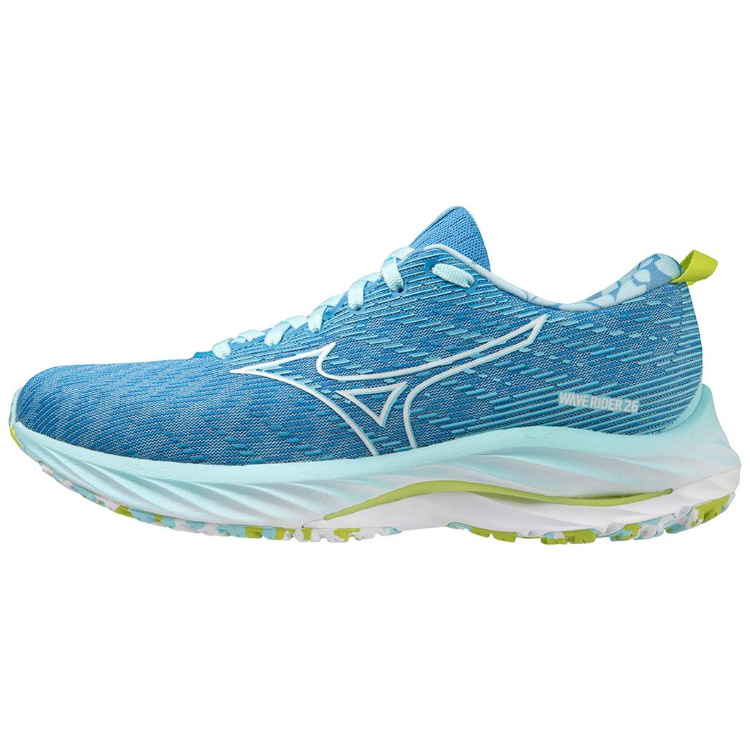 Giày Mizuno Wave Rider 26 Roxy Running Nữ Xanh Trắng