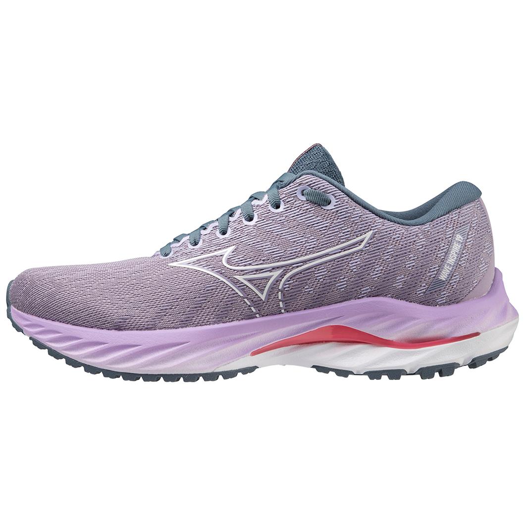 Giày Mizuno Wave Inspire 19 Running Nữ Tím Xanh