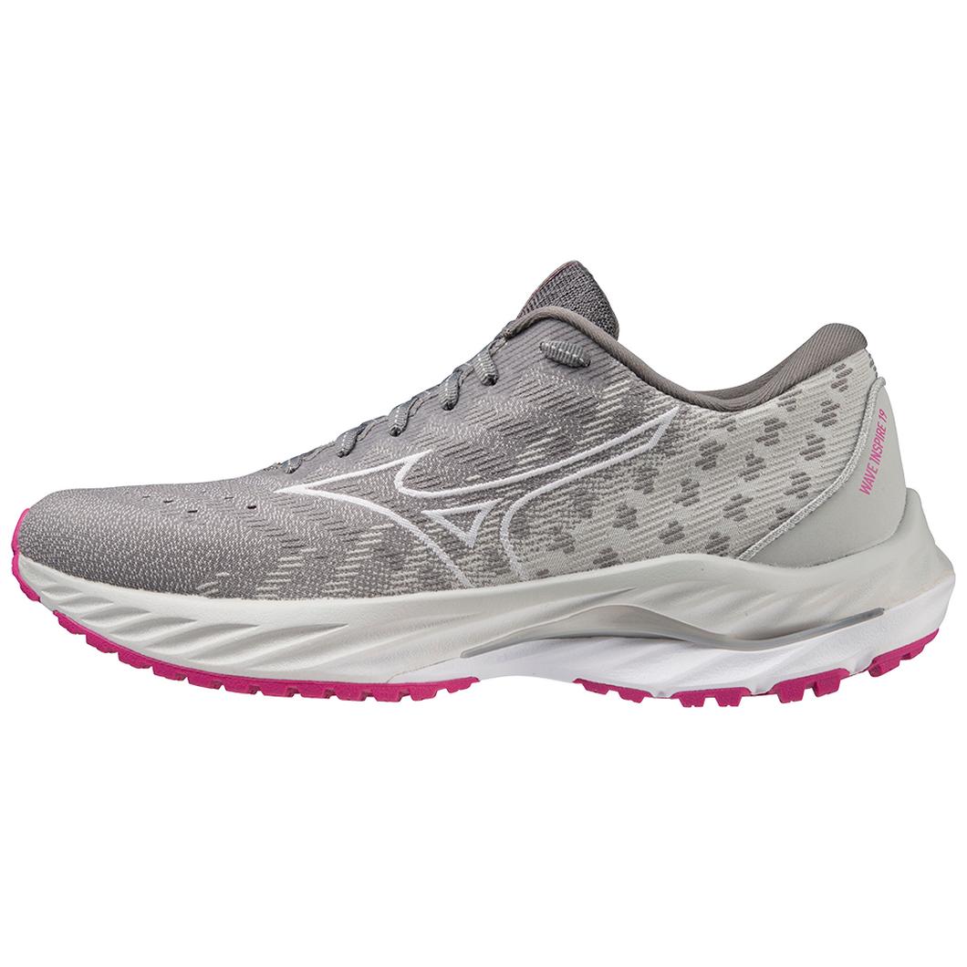 Giày Mizuno Wave Inspire 19 SSW Running Nữ Xám Trắng