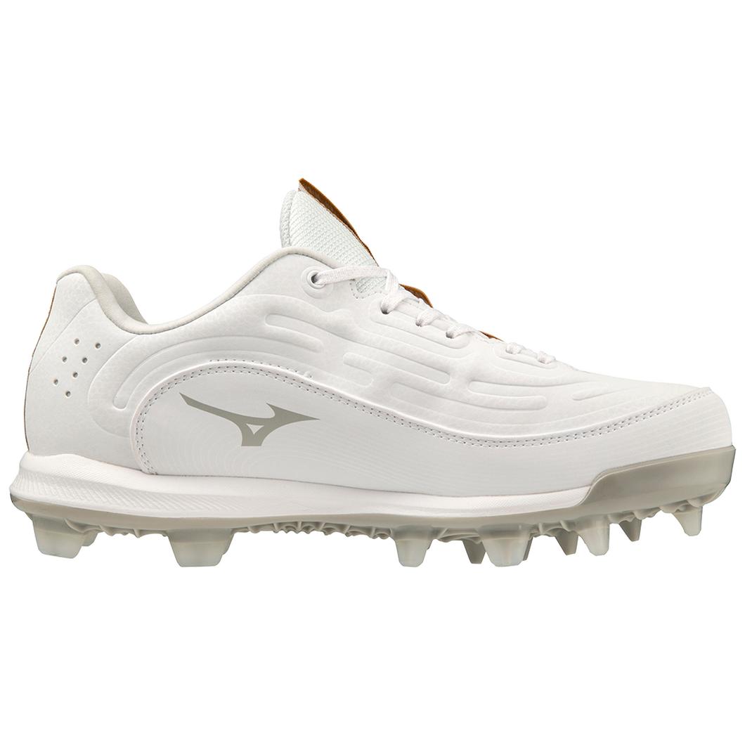 Giày Mizuno 9-Spike Advanced Finch Elite 6 Low TPU Molded Softball Cleat Nữ Trắng 