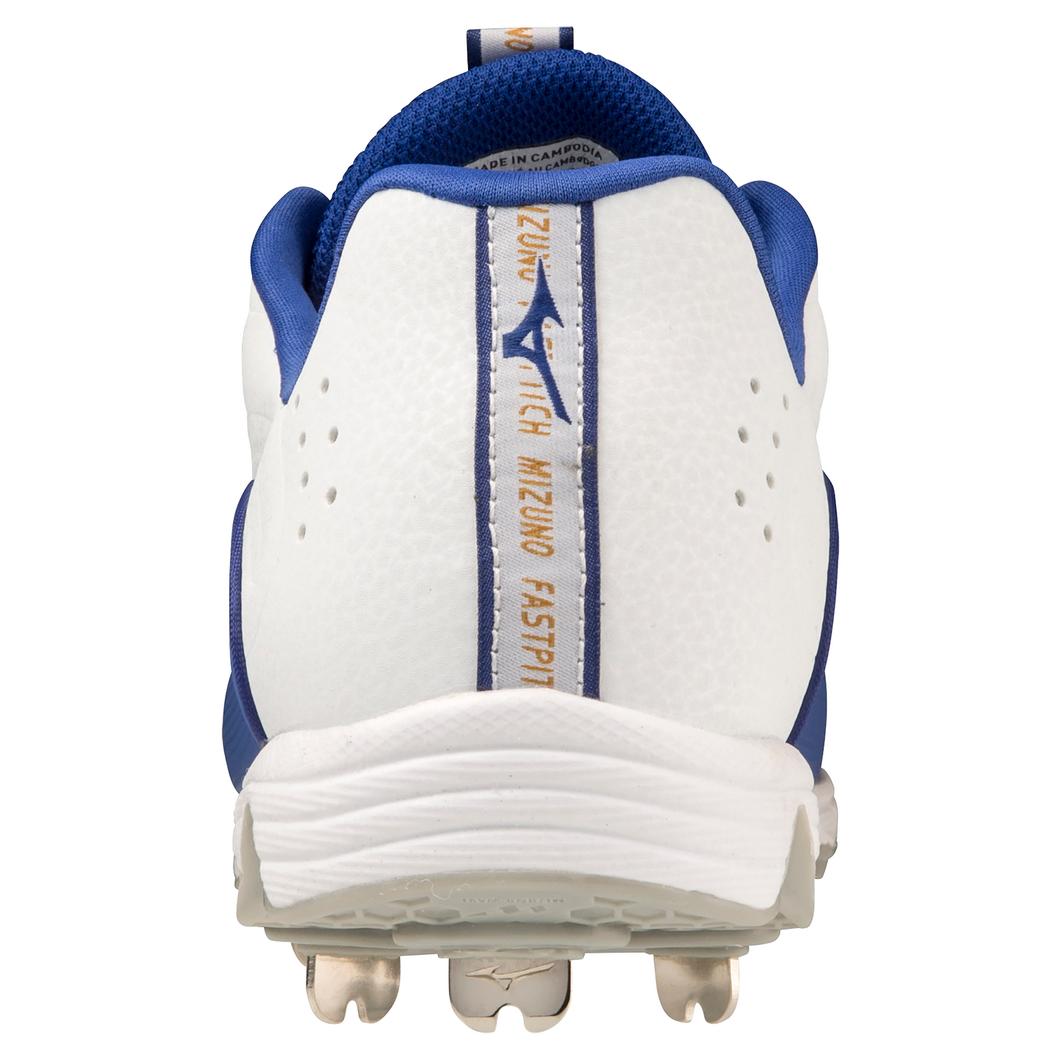 Giày Mizuno 9-Spike Swift 8 Low Metal Softball Cleat Nữ Trắng Xanh 