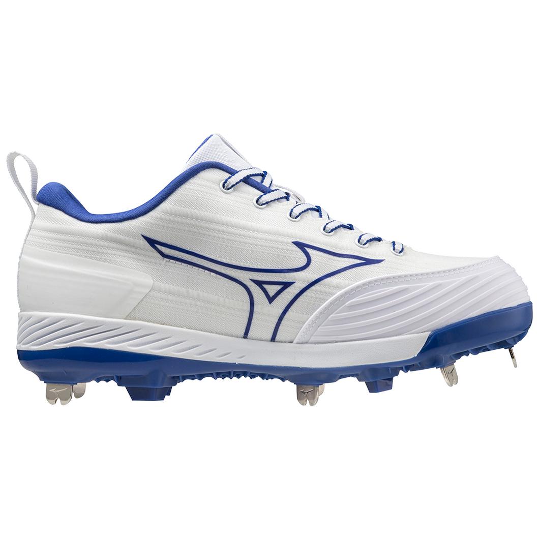 Giày Mizuno Sweep 6 Low Metal Softball Cleat Nữ Trắng Xanh