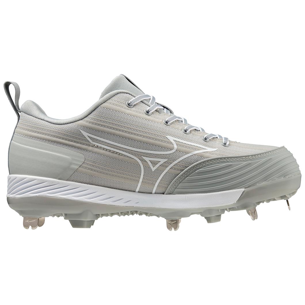 Giày Mizuno Sweep 6 Low Metal Softball Cleat Nữ Trắng Xám