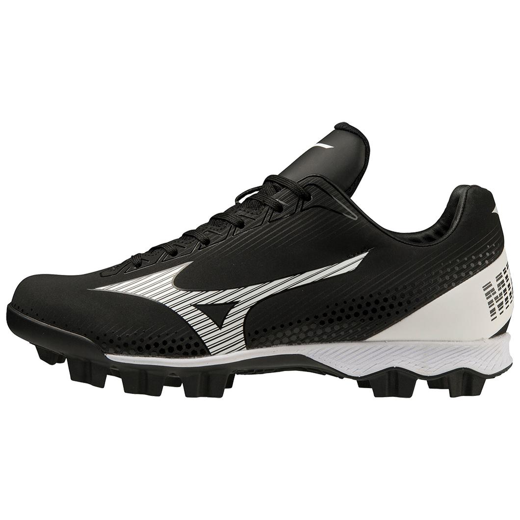 Giày Mizuno Wave Finch Lightrevo Molded Softball Cleat Nữ Đen Trắng