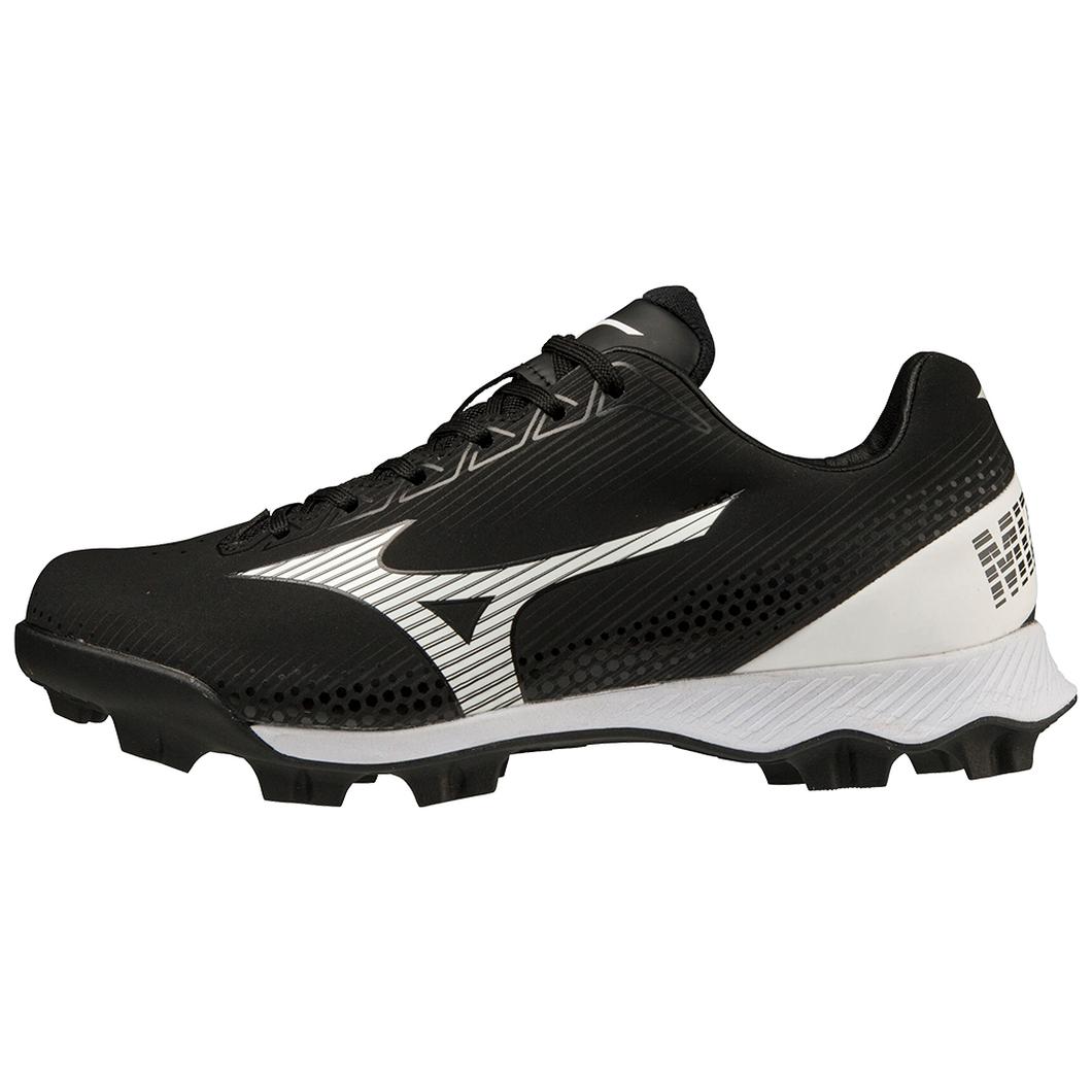 Giày Mizuno Wave Finch Lightrevo Youth Molded Softball Cleat Nữ Đen Trắng