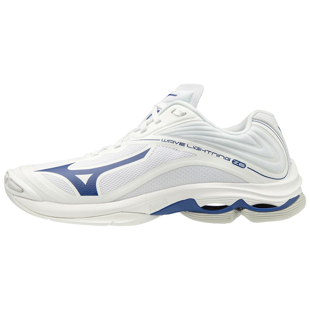 Giày Mizuno Wave Lightning Z6 Volleyball Nam Trắng Xanh Navy