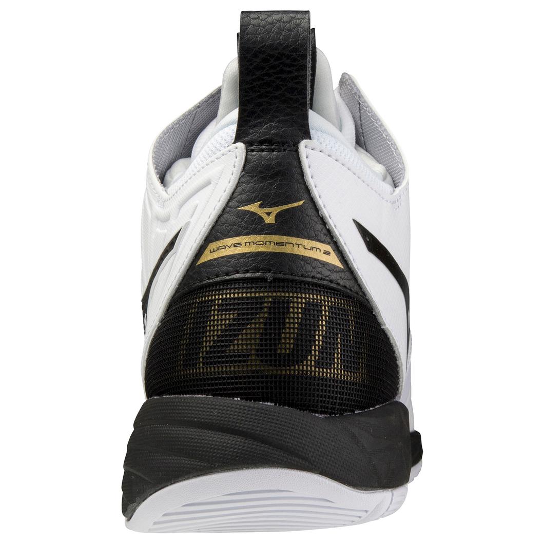 Giày Mizuno Wave Momentum 2 Mid Volleyball Unisex Trắng Đen