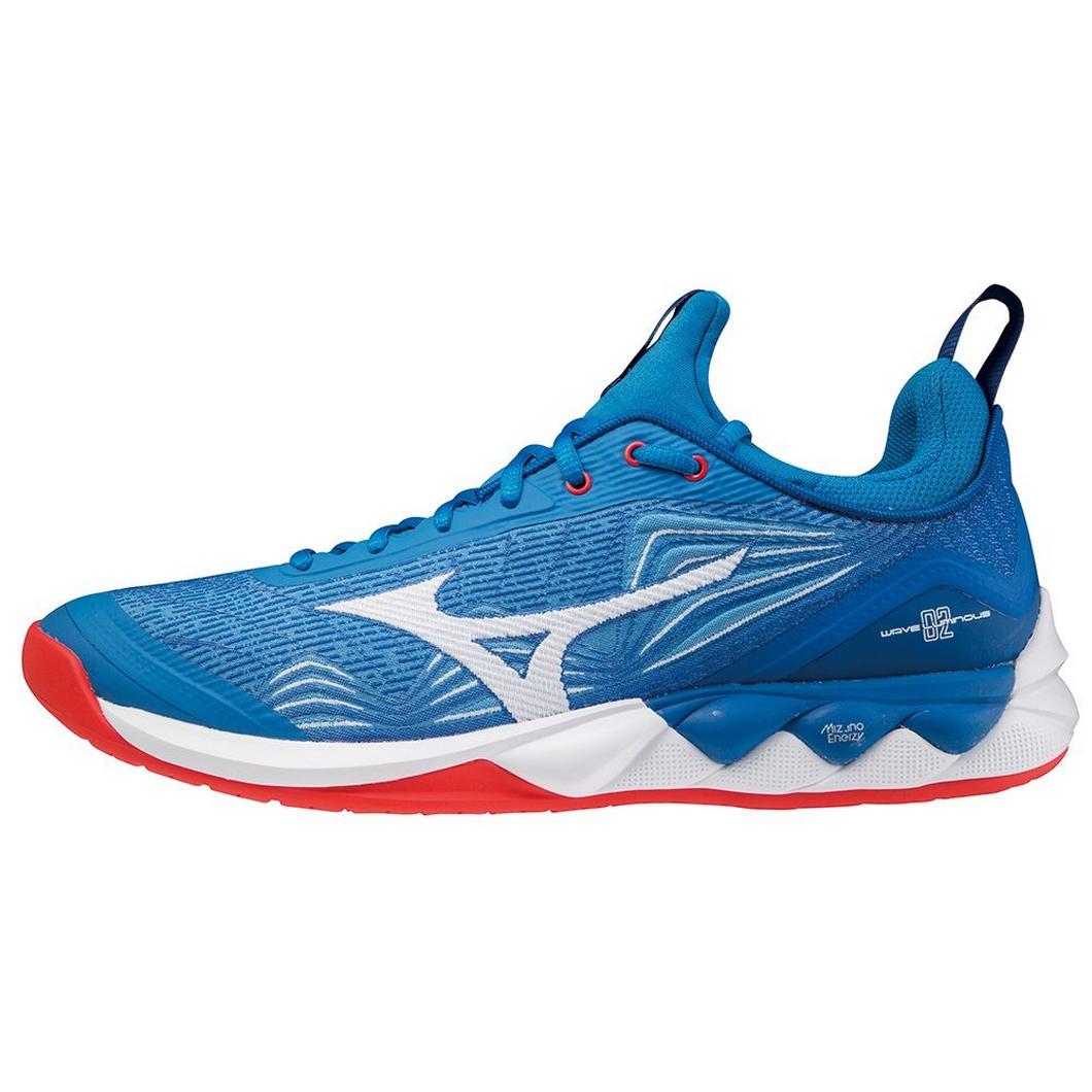 Giày Mizuno Wave Luminous 2 Volleyball Nữ Xanh Đỏ 