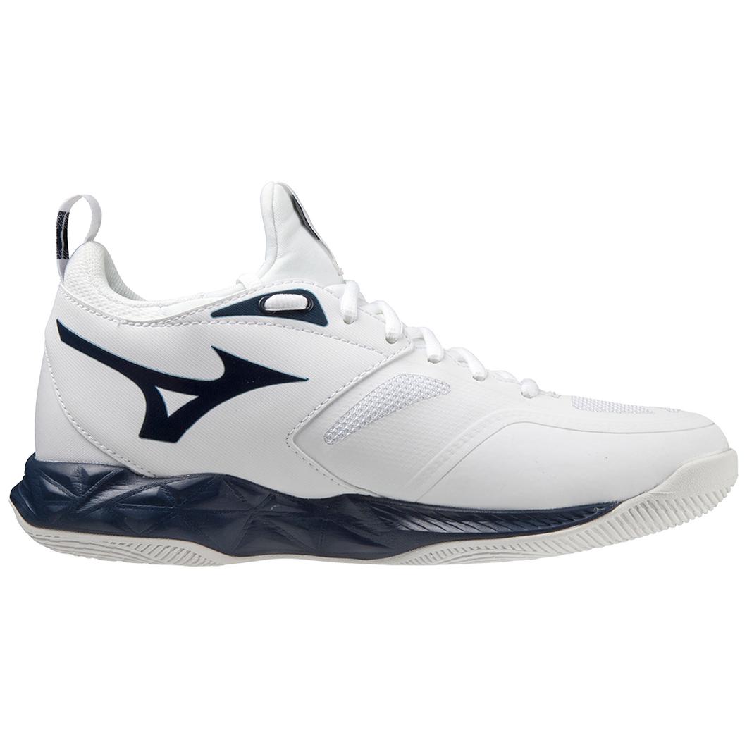 Giày Mizuno Wave Dimension Volleyball Nữ Trắng Xanh Navy