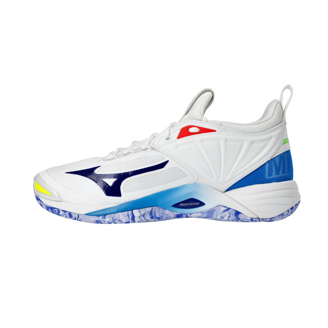 Giày Mizuno Wave Momentum 2 Volleyball Unisex Trắng Xanh