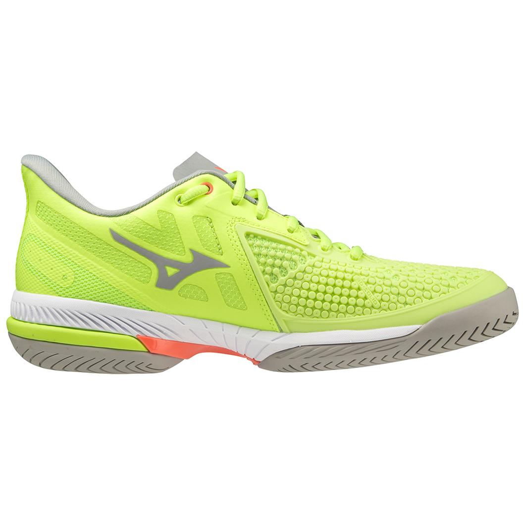 Giày Mizuno Wave Exceed Tour 5 AC Tennis Nữ Xanh Neon Xám