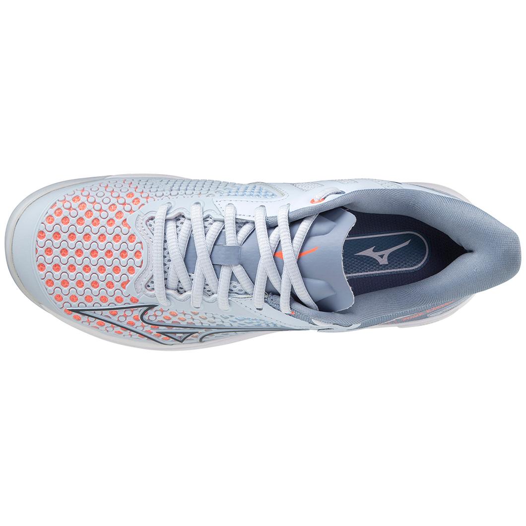 Giày Mizuno Wave Exceed Tour 5 AC Tennis Nữ Xám Cam