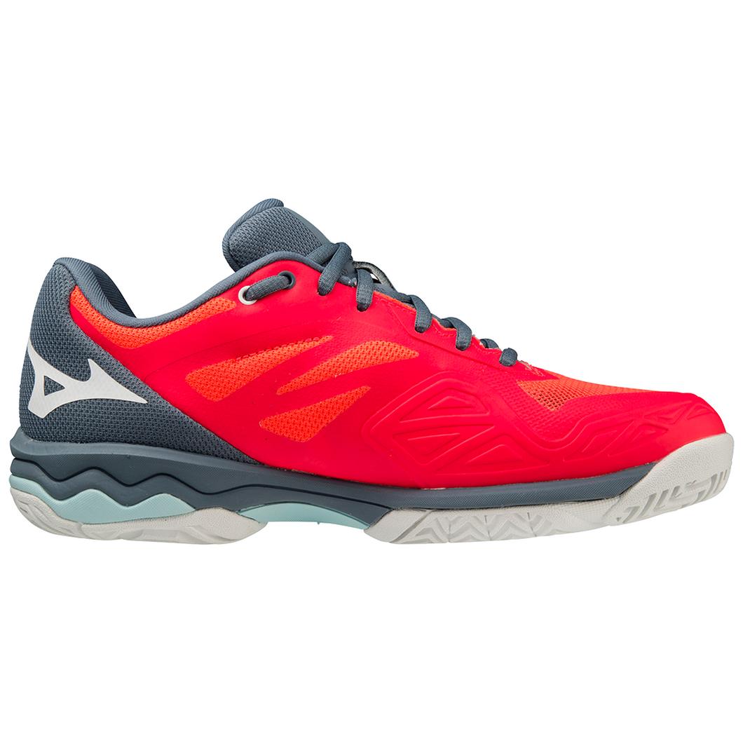 Giày Mizuno Wave Exceed Light AC Tennis Nữ Đỏ Xám