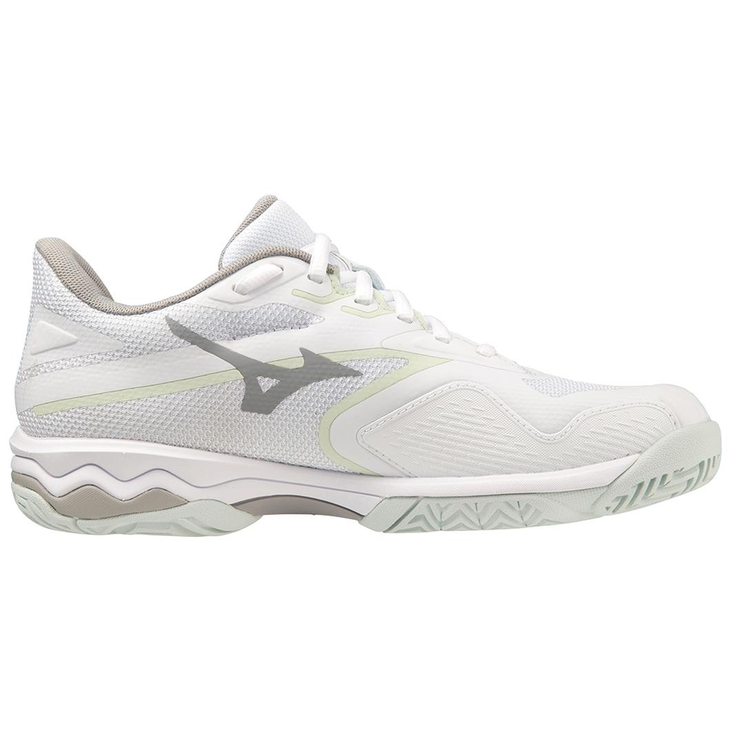 Giày Mizuno Wave Exceed Light 2 AC Tennis Nữ Trắng Bạc