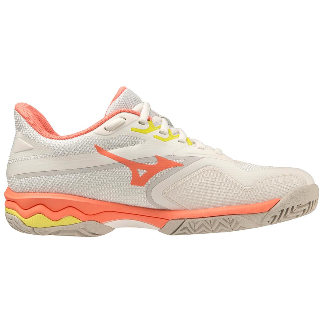 Giày Mizuno Wave Exceed Light 2 AC Tennis Nữ Trắng Cam