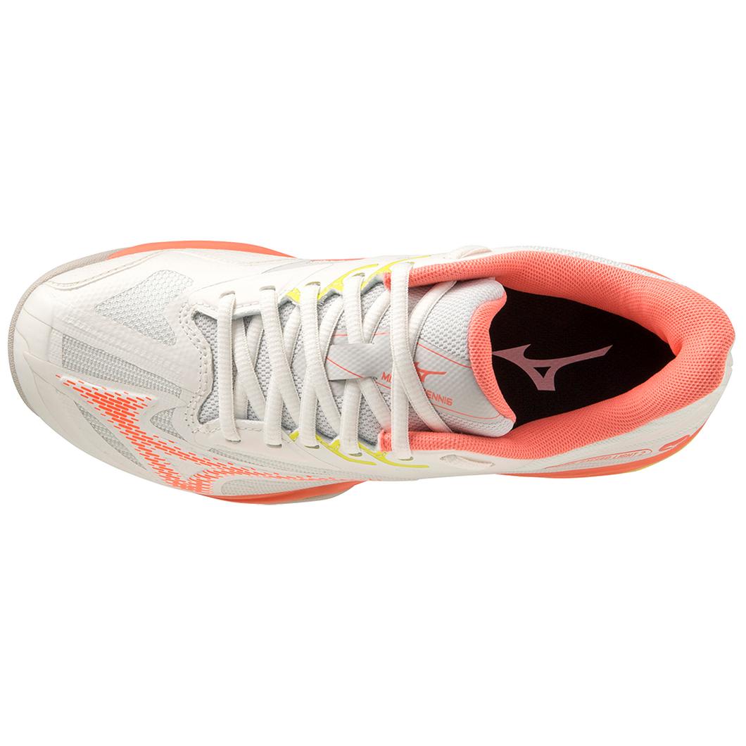 Giày Mizuno Wave Exceed Light 2 AC Tennis Nữ Trắng Cam