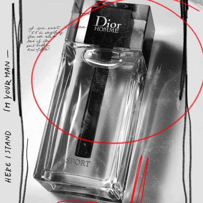 Nước Hoa Dior Dior Homme Sport Eau De Toilette - Fresh, Woody And Spicy Notes 125ml