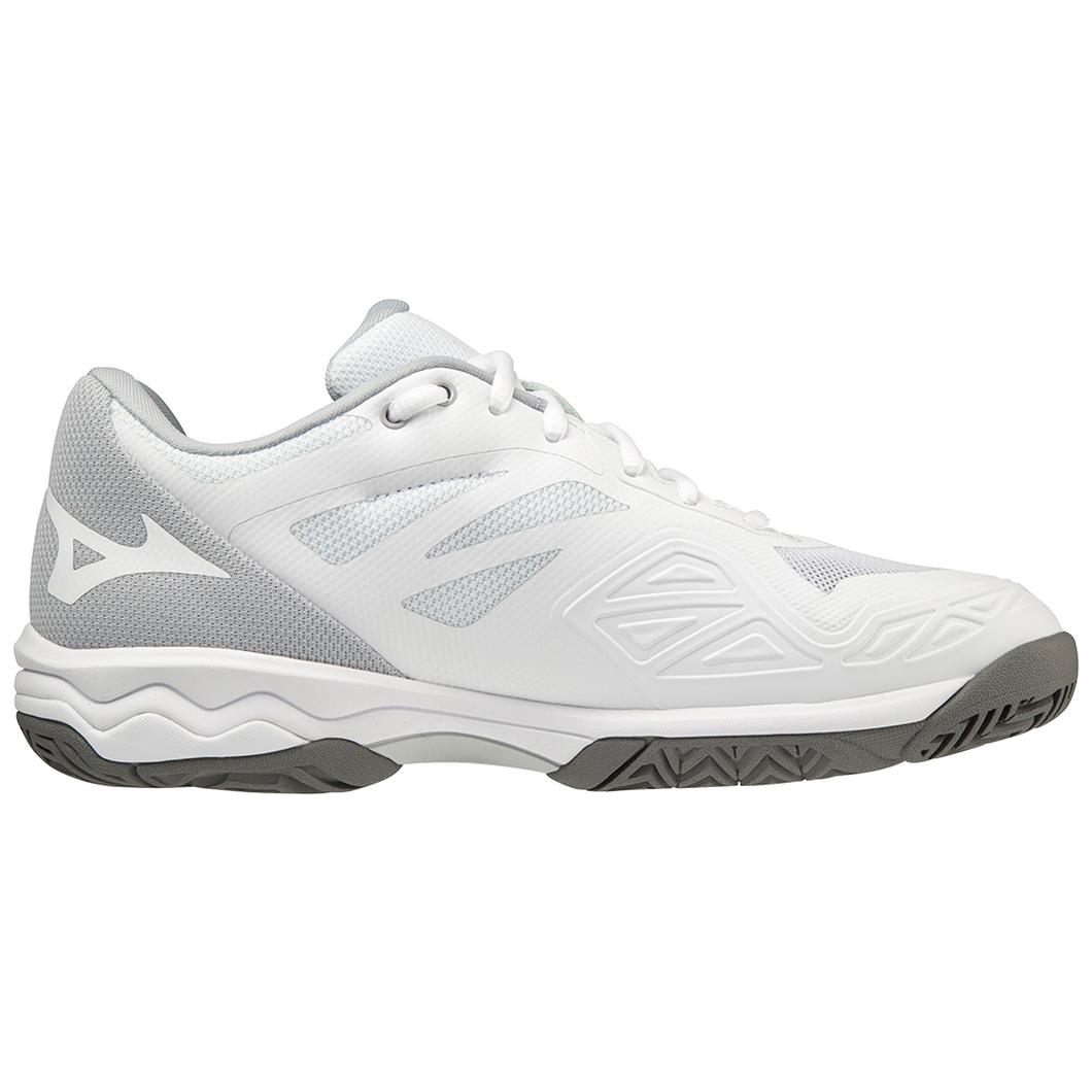 Giày Mizuno Wave Exceed Light AC Tennis Nữ Trắng Bạc