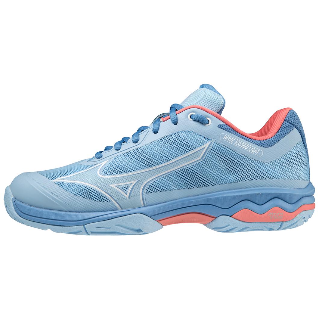 Giày Mizuno Wave Exceed Light AC Tennis Nữ Xanh Hồng