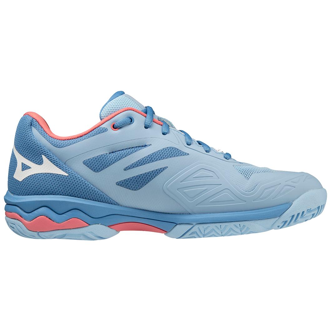 Giày Mizuno Wave Exceed Light AC Tennis Nữ Xanh Hồng