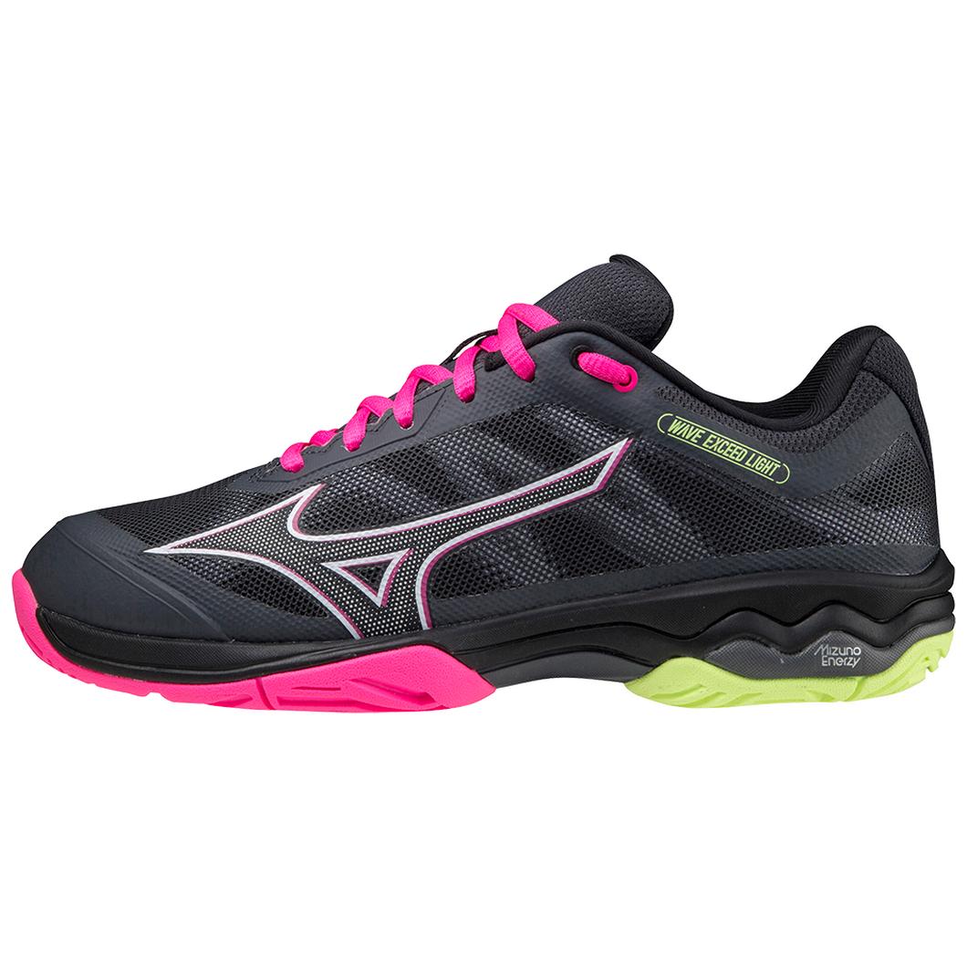 Giày Mizuno Wave Exceed Light AC Tennis Nữ Đen Hồng