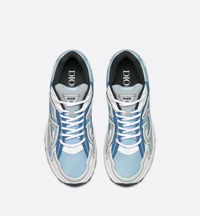 Giày Dior B30 Sneaker Nam Xanh Trắng Xám