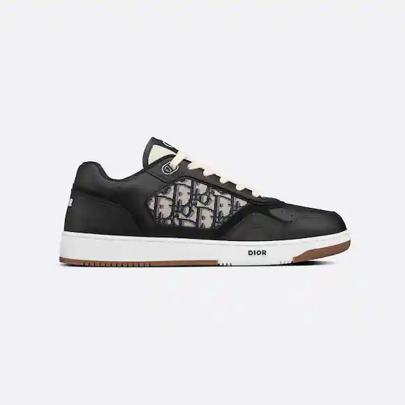 Giày Dior B27 Low-Top Sneaker Nam Đen Be Trắng