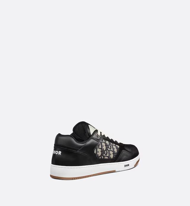 Giày Dior B27 Low-Top Sneaker Nam Đen Be Trắng