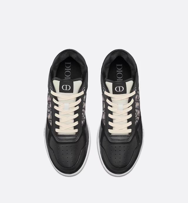 Giày Dior B27 Low-Top Sneaker Nam Đen Be Trắng