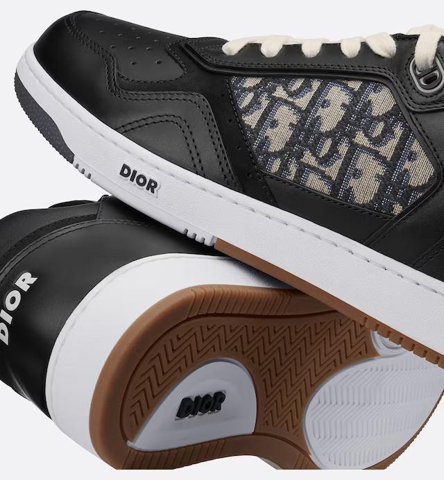 Giày Dior B27 Low-Top Sneaker Nam Đen Be Trắng