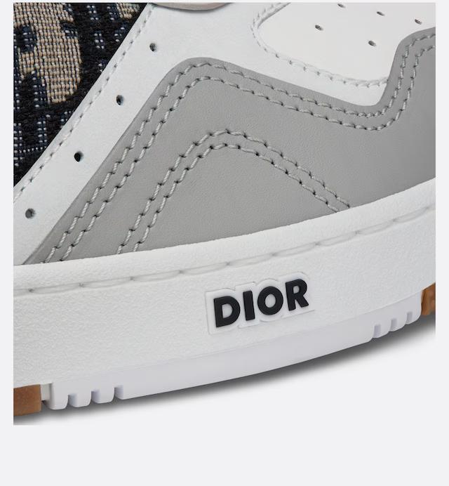 Giày Dior B27 Low-Top Sneaker Nam Xám Trắng