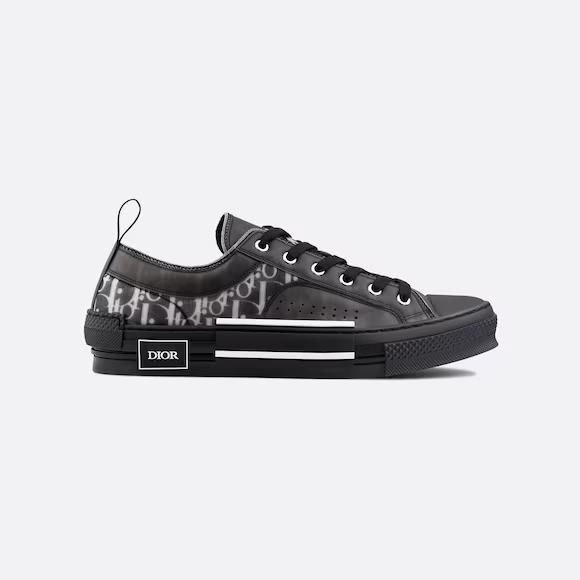 Giày Dior B23 Low-Top Sneaker Nam Trắng Đen