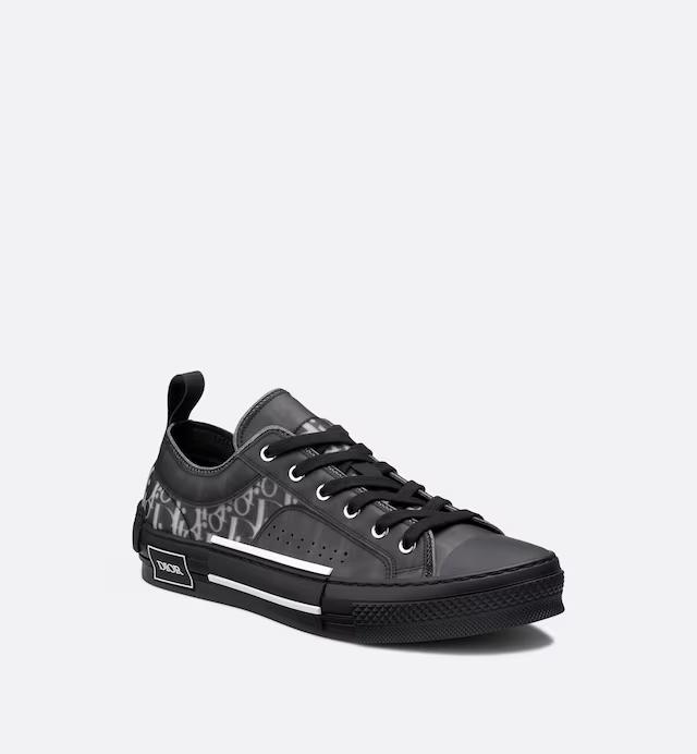 Giày Dior B23 Low-Top Sneaker Nam Trắng Đen