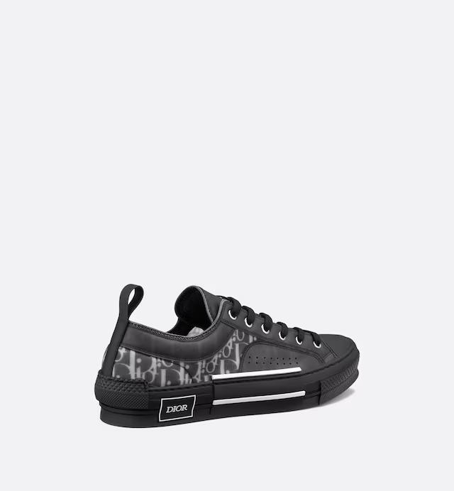 Giày Dior B23 Low-Top Sneaker Nam Trắng Đen