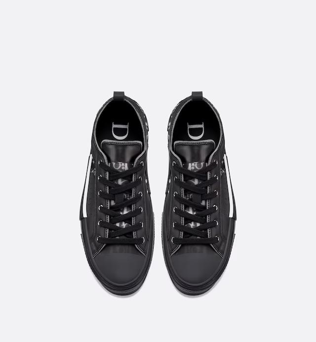 Giày Dior B23 Low-Top Sneaker Nam Trắng Đen