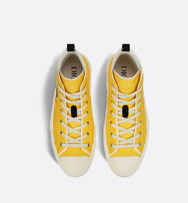 Giày Dior B23 High-Top Sneaker Nam Vàng Đen