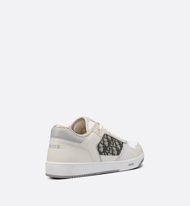 Giày Dior B27 Low-Top Sneaker Nam Trắng Kem