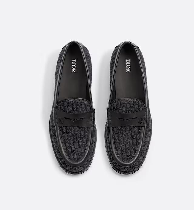 Giày Dior Granville Loafer Đen Nam