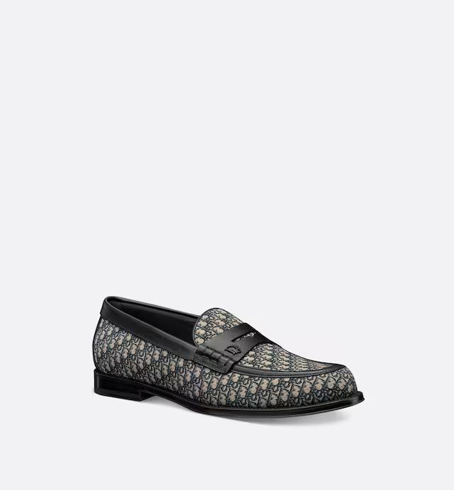 Giày Dior Granville Loafer Nam Be Đen