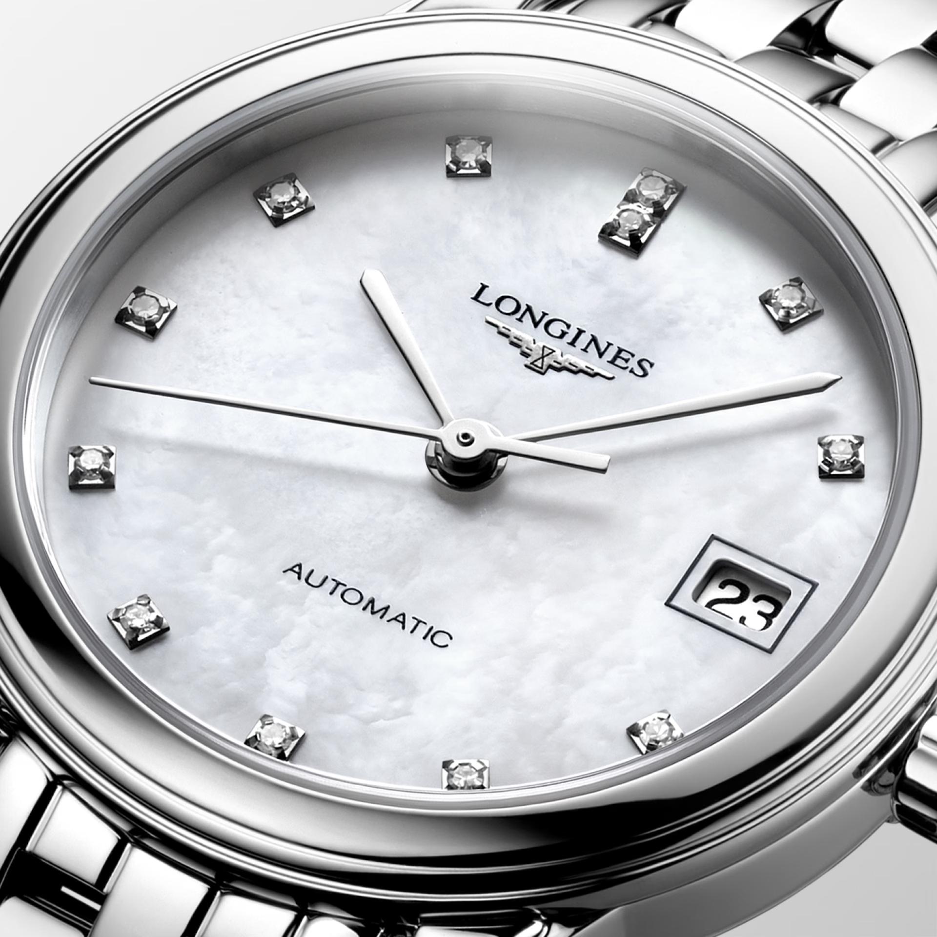 Đồng Hồ Longines Flagship Nữ 26mm Bạc