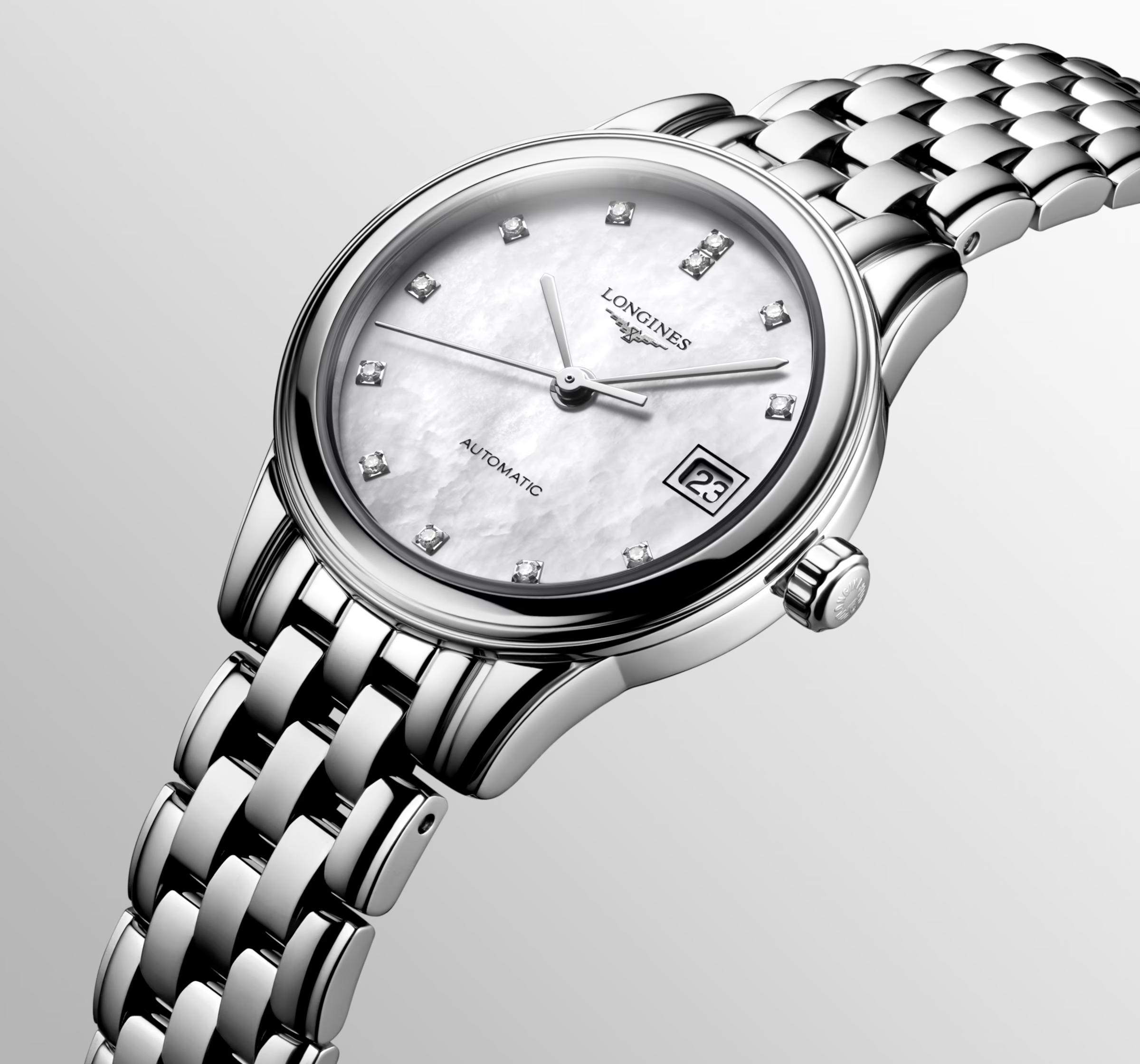 Đồng Hồ Longines Flagship Nữ 26mm Bạc