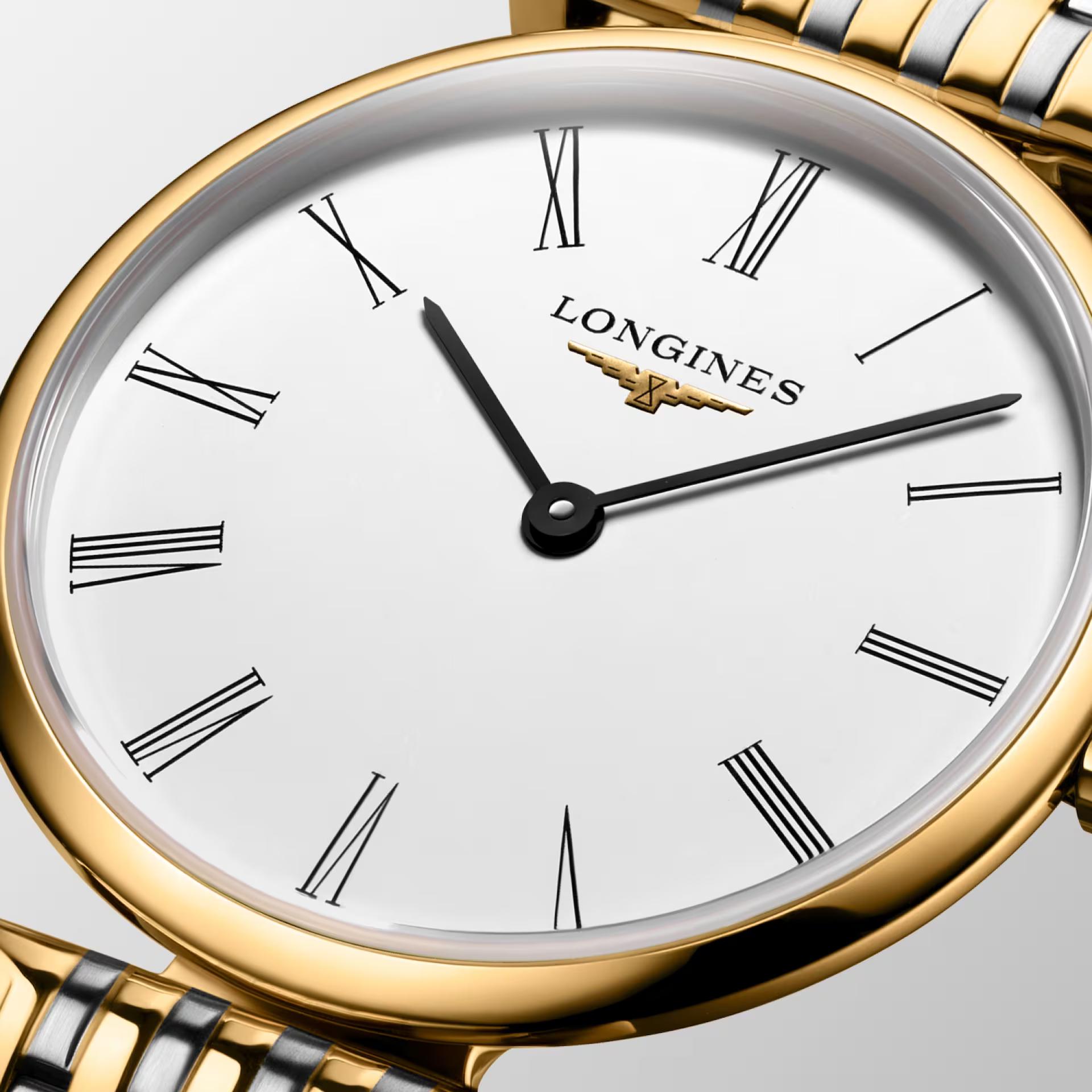 Đồng Hồ Longines La Grande Classique De Longines Nữ 24mm Trắng Vàng