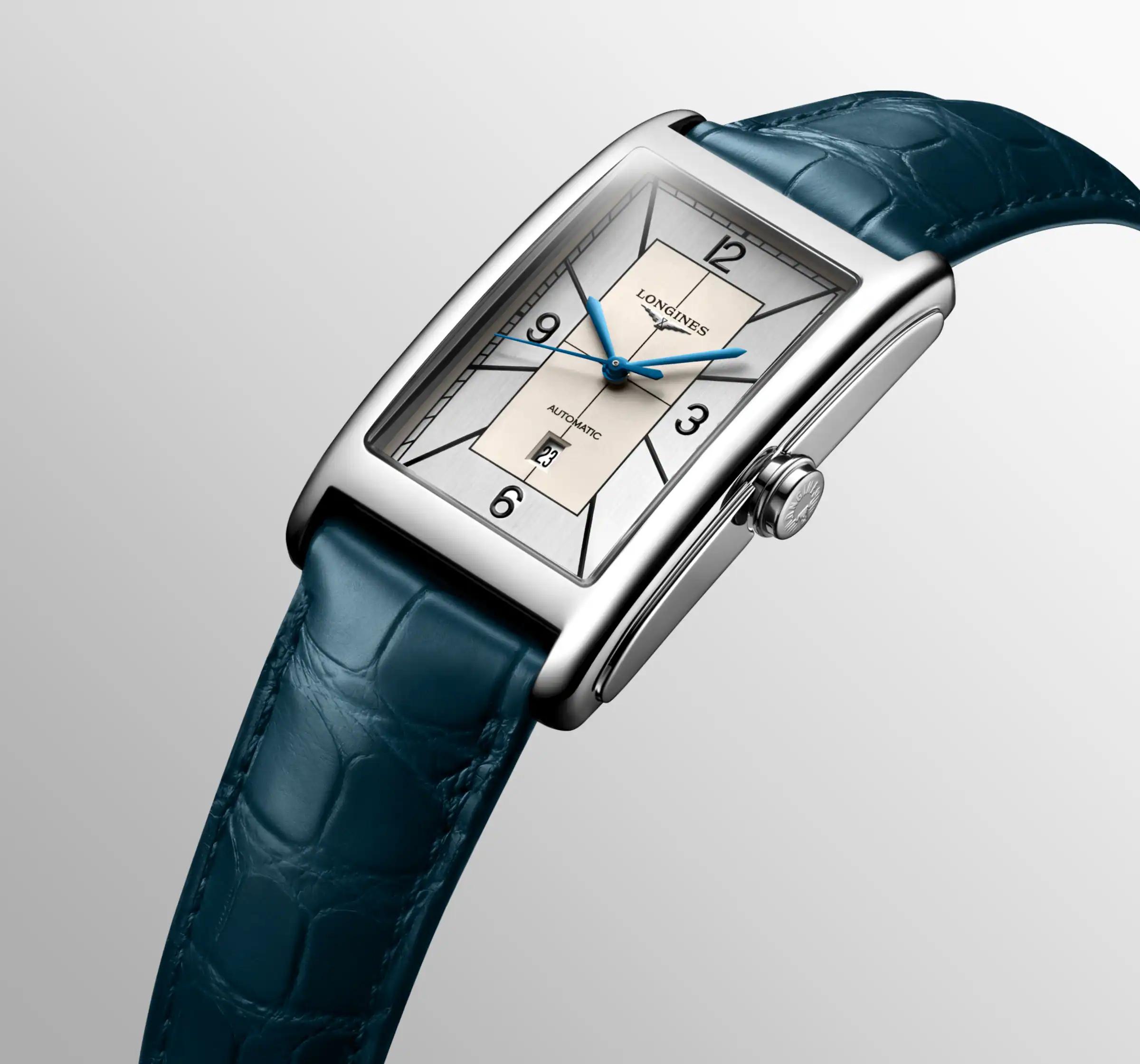 Đồng Hồ Longines Dolcevita 47mm Nữ Xanh Trắng