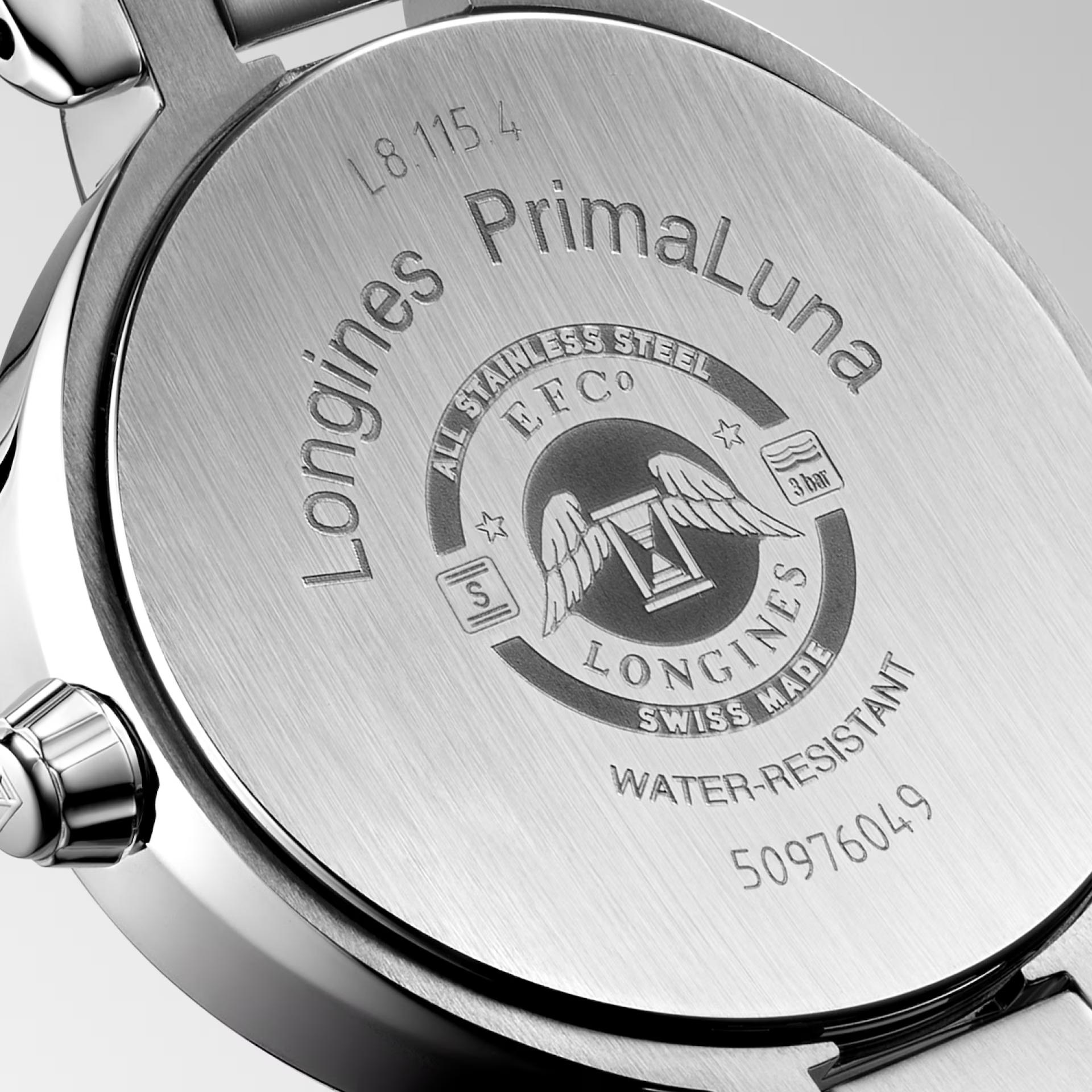 Đồng Hồ Longines Primaluna Nữ 30.5mm Đỏ Xám