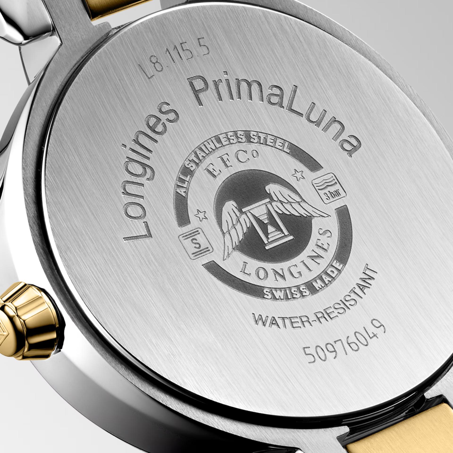 Đồng Hồ Longines Primaluna Nữ 30.5mm Xám Vàng