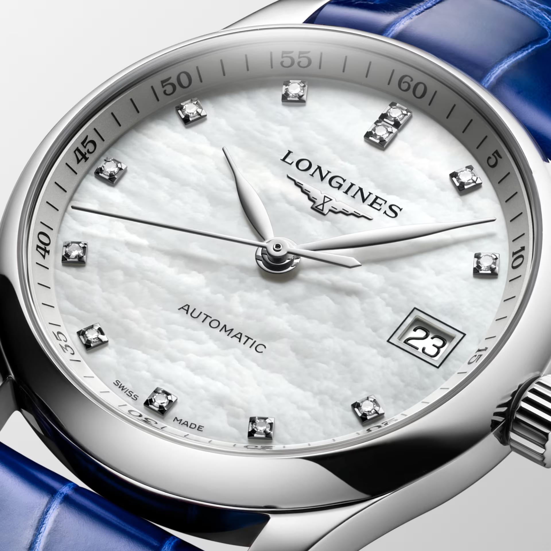 Đồng Hồ Longines The Longines Master Collection Nữ 34mm Xanh Xám